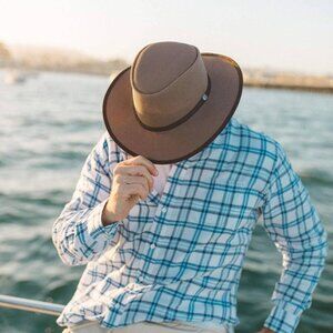 Cabana | Mens Breathable Wide Brim Sun Hat size Large